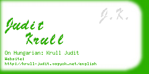 judit krull business card